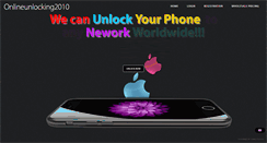 Desktop Screenshot of onlineunlocking2010.com